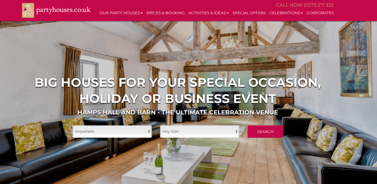 Large Accomodation Stag Party Hen Party