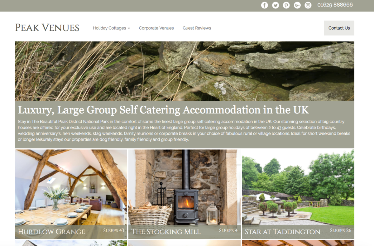 Large Accommodation Stag party hen party